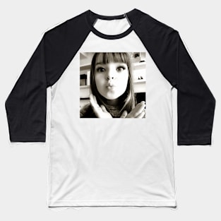 Girl with the big eyes Baseball T-Shirt